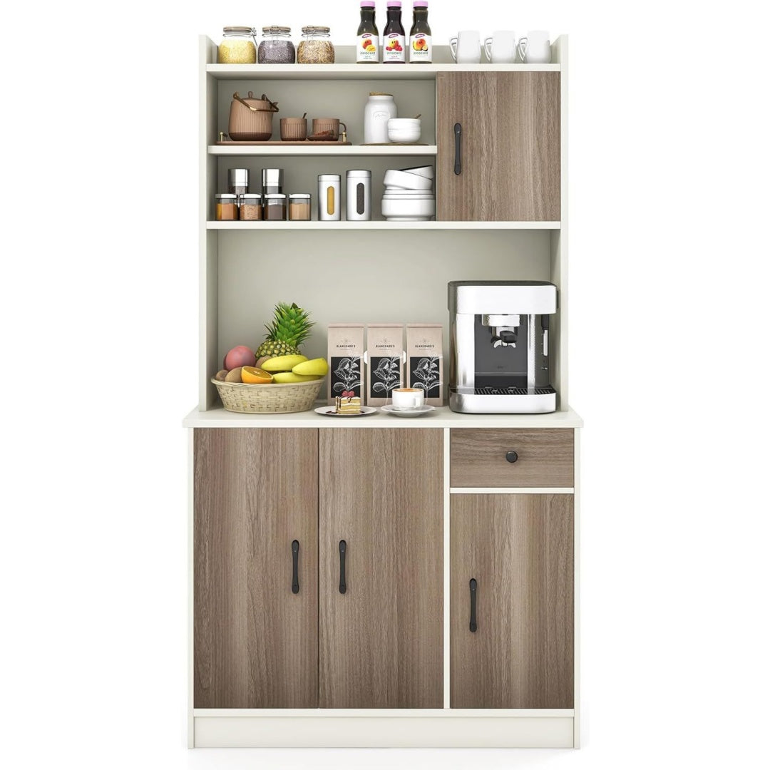 Hochschrank mit sanft schliessenden Fronten
