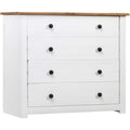 Das Sideboard nimmt mit 80 x 40 x 73 cm Gestalt an
