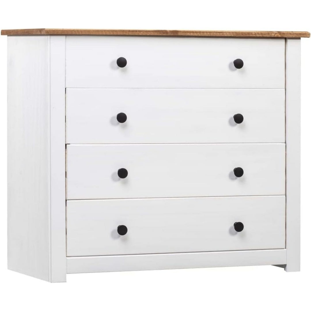 Das Sideboard nimmt mit 80 x 40 x 73 cm Gestalt an