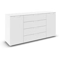 Das Sideboard nimmt mit 160 x 81 x 42 cm Gestalt an
