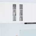 Wandschrank mit offenen Ablagen
