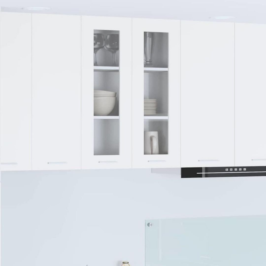 Wandschrank mit offenen Ablagen