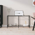 Nachttisch aus Metall und Glas