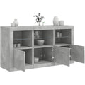Sideboard in Betongrau mit LED Beleuchtung
