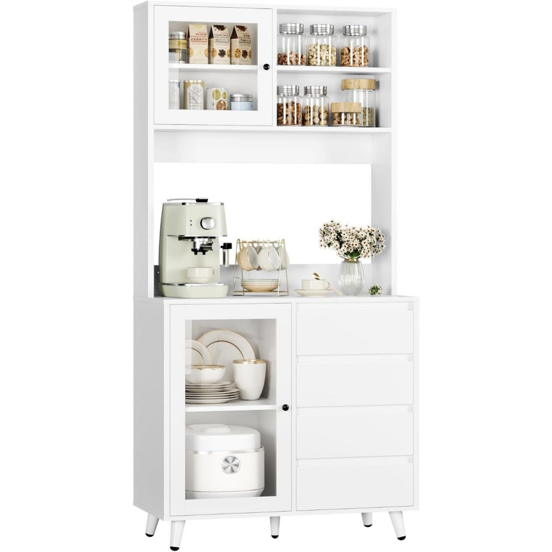 4 Schubladen praegen das Sideboard aus Metall