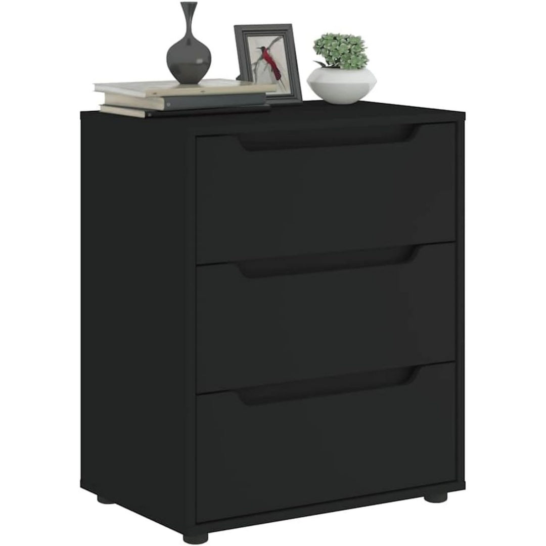 Sideboard aus Holzwerkstoff in Schwarz