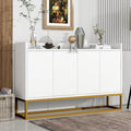 Grifflose Fronten und geschlossenen Stauraum an dem Sideboard