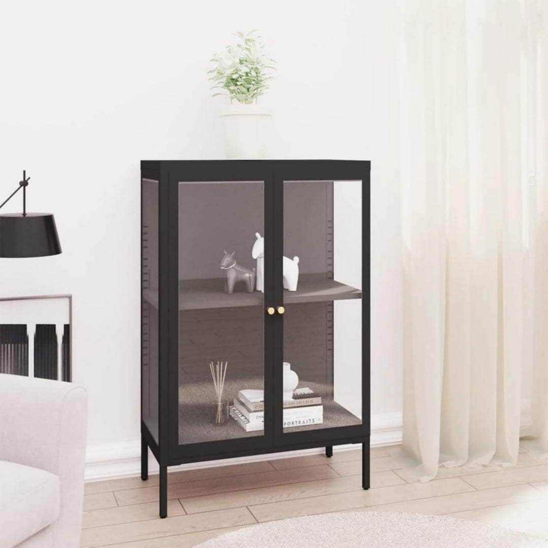 Glastueren an dem Sideboard mit den Massen 75 x 35 x 105 cm