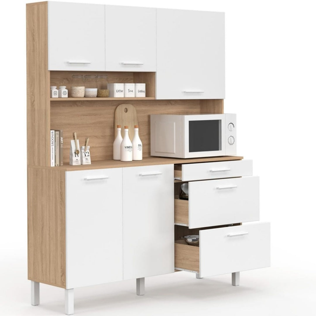 Sideboard mit 5 Tueren und 3 Schubladen