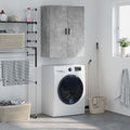Wandschrank in Betongrau aus Holzwerkstoff