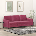 Armlehnen praegen das Sofa aus Samt
