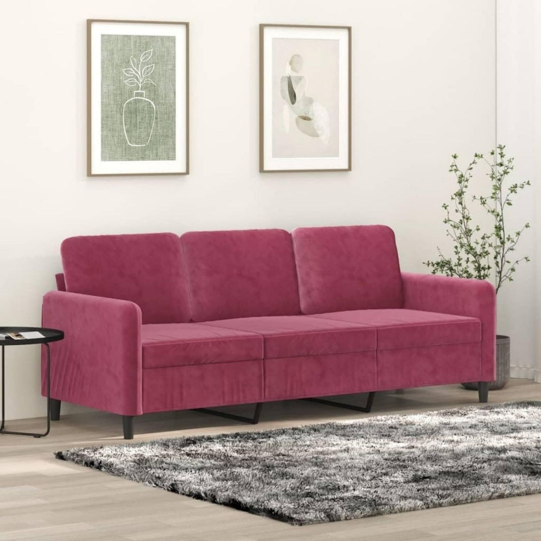 Armlehnen praegen das Sofa aus Samt