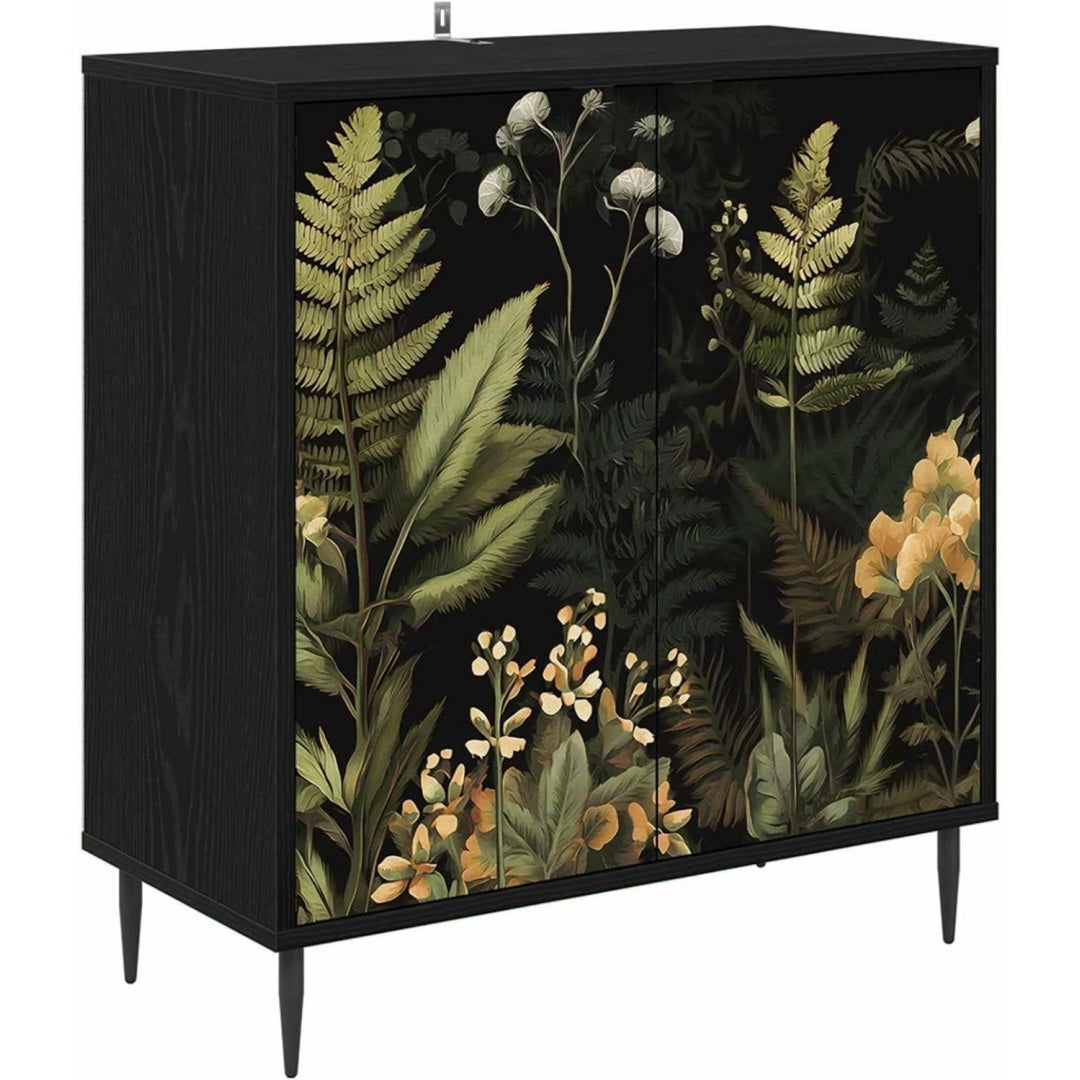 Das Sideboard misst 69 x 33 x 76 cm
